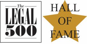 Legal 500 logo Hall of Fame