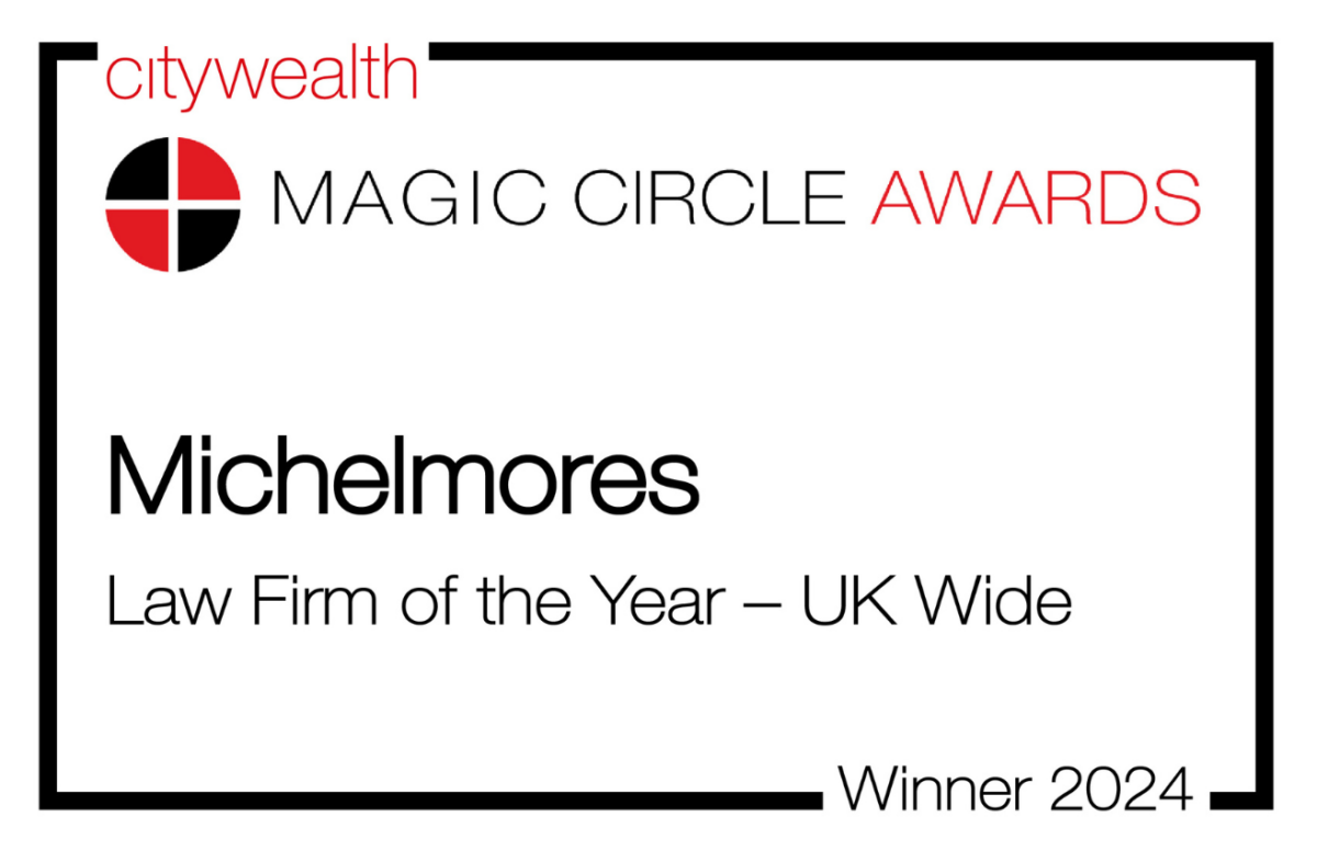 Michelmores named as Law Firm of the Year – UK at 2024 CityWealth Magic Circle Awards