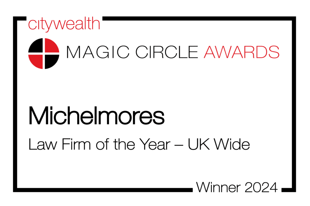 Citywealth Magic Circles Awards 2024 - Michelmores - Law Firm of the Year – UK Wide